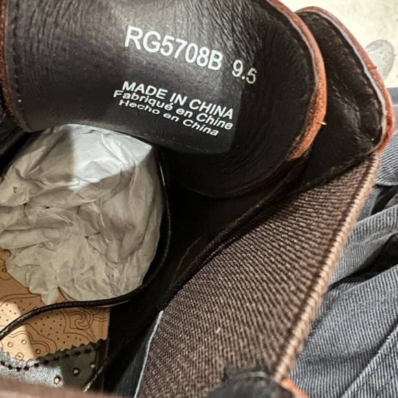 Robert Graham Hyperspace Skull & Logo Embossed Leather Lace Up Boots - Picture 6 of 6